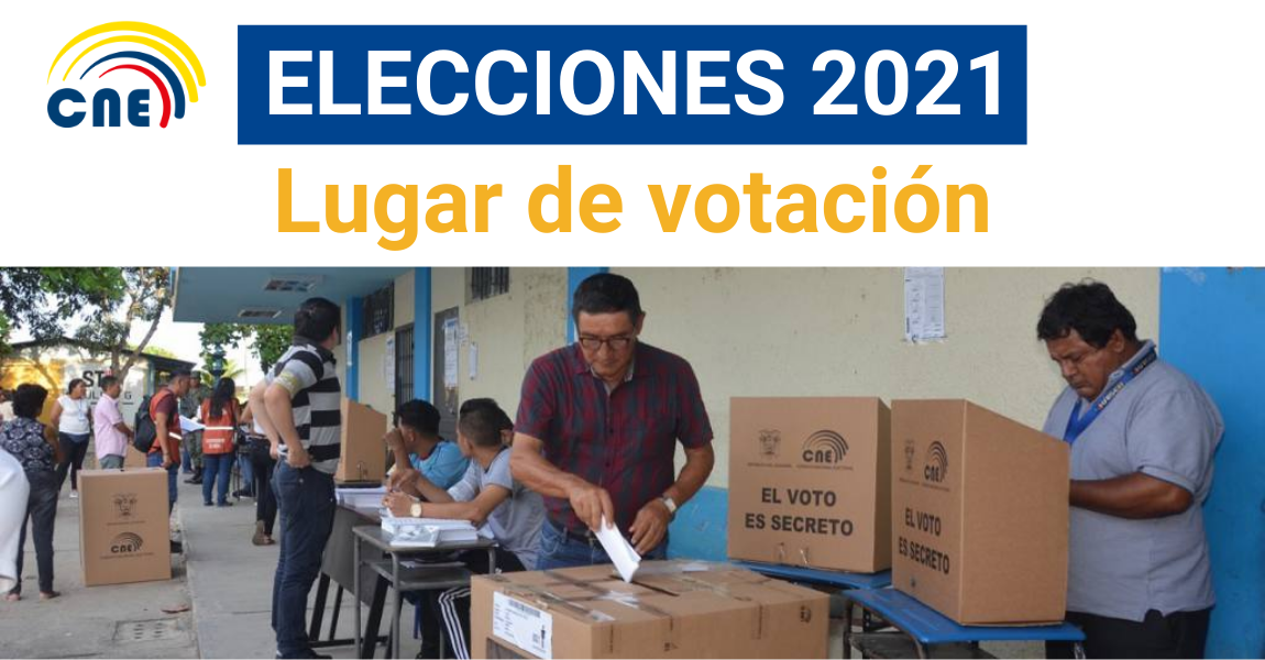 CNE Consultar lugar de votación 2021 - Ecuador ...